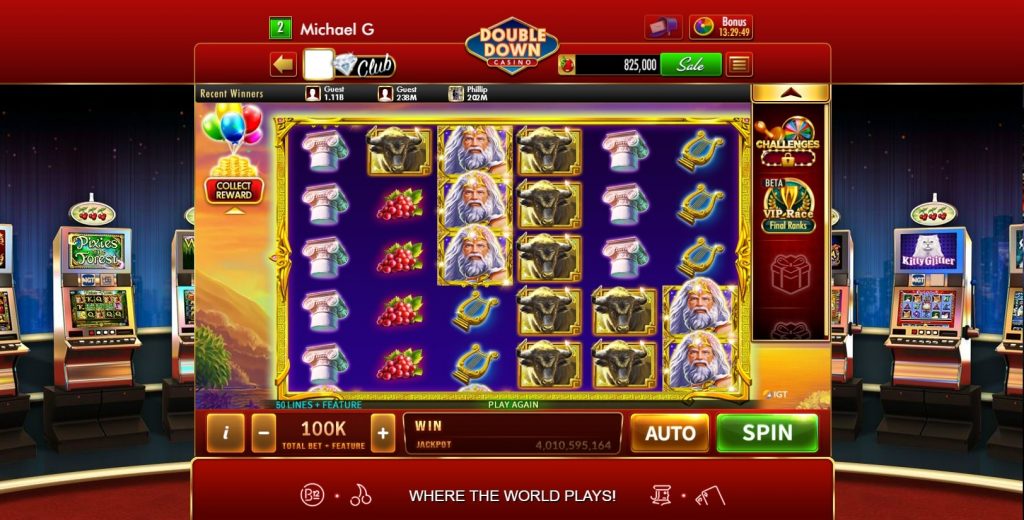 Slot Games at DoubleDown Casino on Facebook