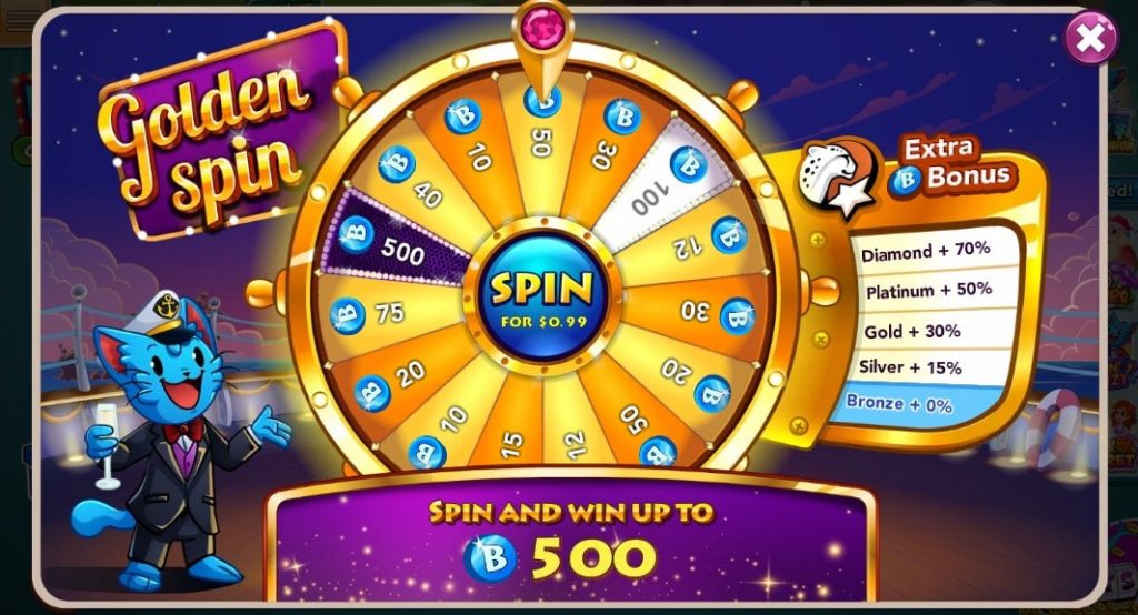 Bingo Blitz Golden Spin