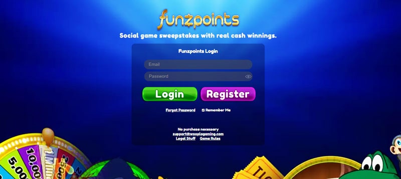 Funzpoints Player Account