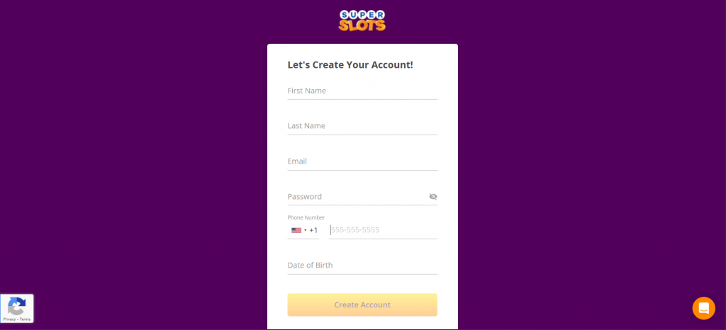 Super Slots Registration